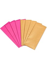 PAPYRUS Tissue Paper Duo 8 Sheets Pink And Gold - Digs N Gifts