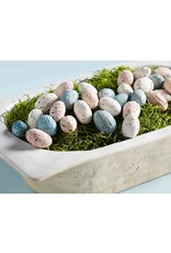Mud Pie Miniature Eggs Filler Set of 36 Multicolor Speckled Mini Eggs
