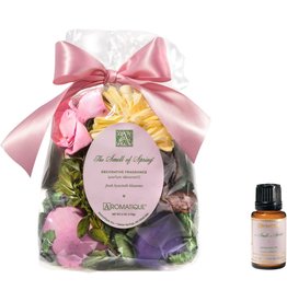 Aromatique The Smell of Spring Potpourri 6oz Bag W 15ml Refresher Oil