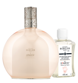 Maison Berger Starck Mist Diffuser Set w Peau de Soie Scent