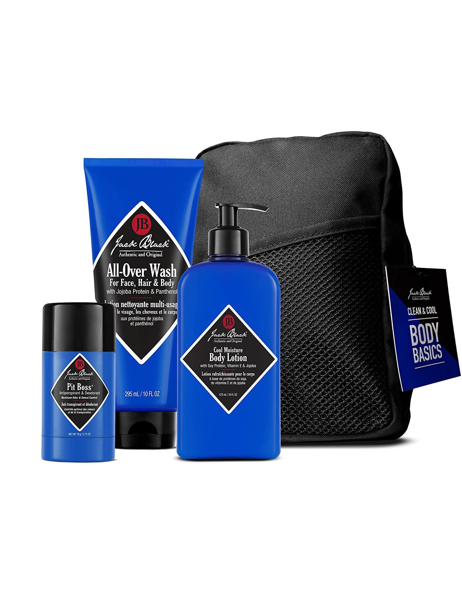 Jack Black Gift Set Clean and Cool Body Basics Set
