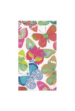 Caspari Paper Guest Towel Napkins 15pk Butterflies Bright