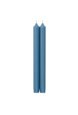 Caspari Crown Candles Tapers 12 inch 2pk In Parisian Blue