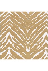 Caspari Gift Wrapping Paper 6ft Roll Wild Kingdom Gold White Foil