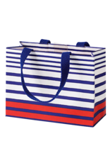 Caspari Gift Bags Small 7x3x5.25 Brenton Stripe