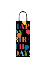 Caspari Wine And Bottle Gift Bag Birthday Surprise