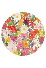 Caspari Halsted Floral Paper Placemats Round Placemat 12pk