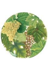 Caspari Wine Grapes Arbor Paper Placemats Round Placemat 12pk