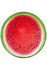 Caspari Kahlo's Collage Watermelon Paper Placemats Round Placemat 12pk