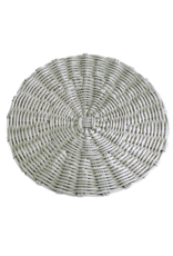 Beatriz Ball Faux Wicker Round Placemats Set of 4 Seagrass