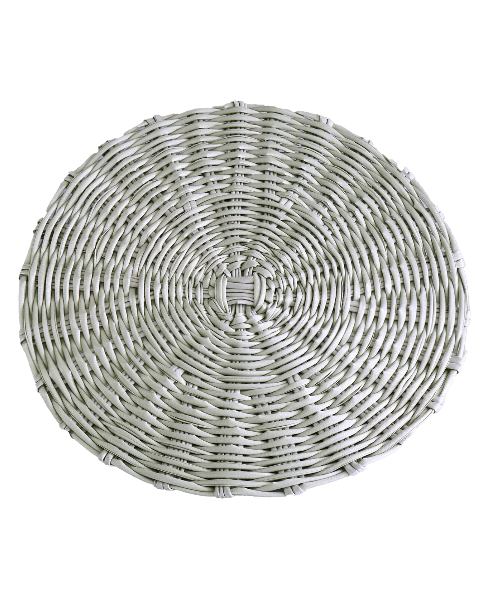 Beatriz Ball Faux Wicker Round Placemats Set of 4 Seagrass
