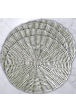 Beatriz Ball Faux Wicker Round Placemats Set of 4 Seagrass