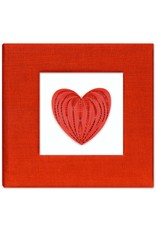 Quilling Card Quilled Red Heart Sticky Note Pad Cover