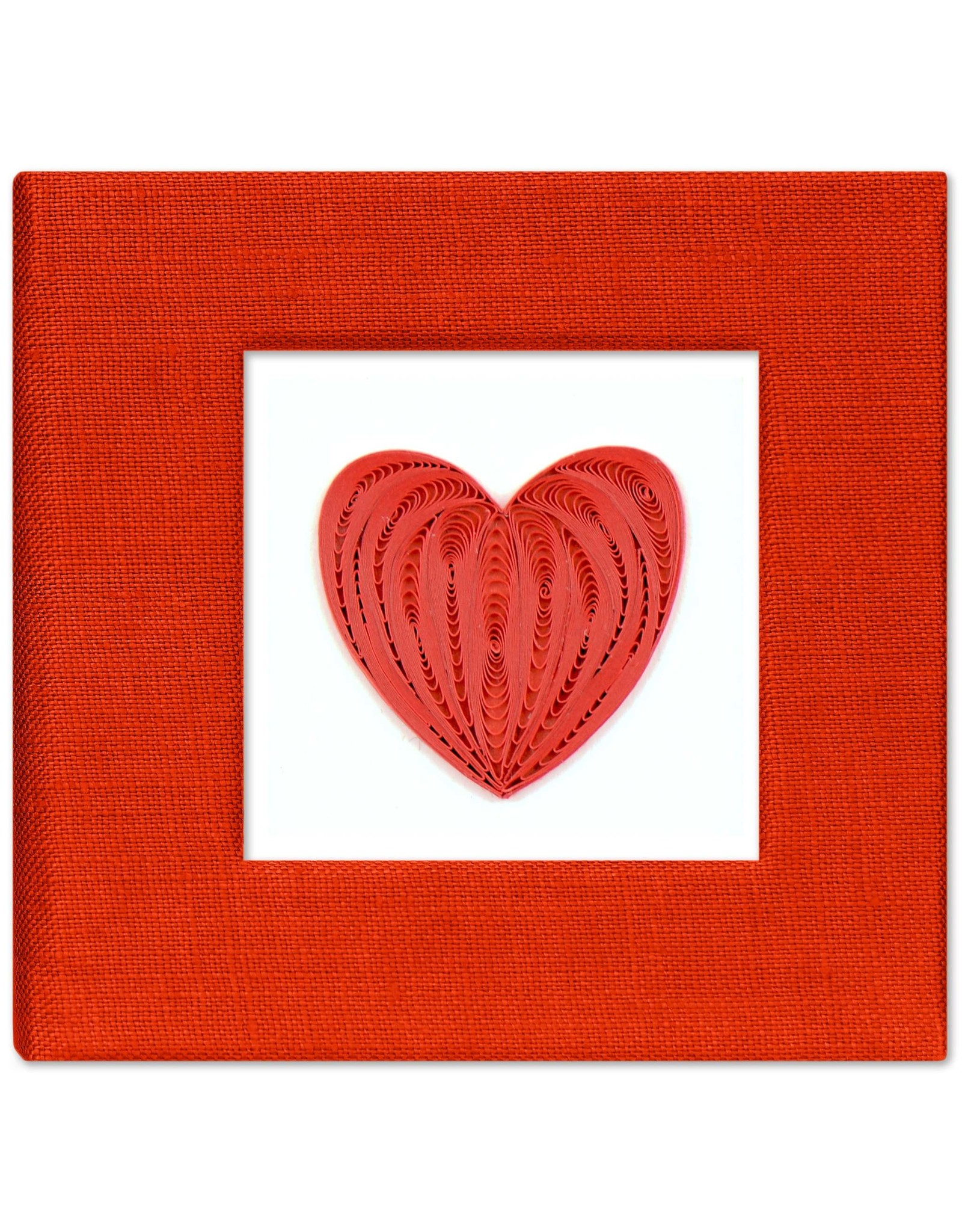 Quilling Card Quilled Red Heart Sticky Note Pad Cover