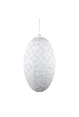 Allsop Soji Stella Pendant Lamp Nova Geo Palm Pod 22” In Bright White