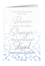 Caspari Encouragement Card Thinking Of You