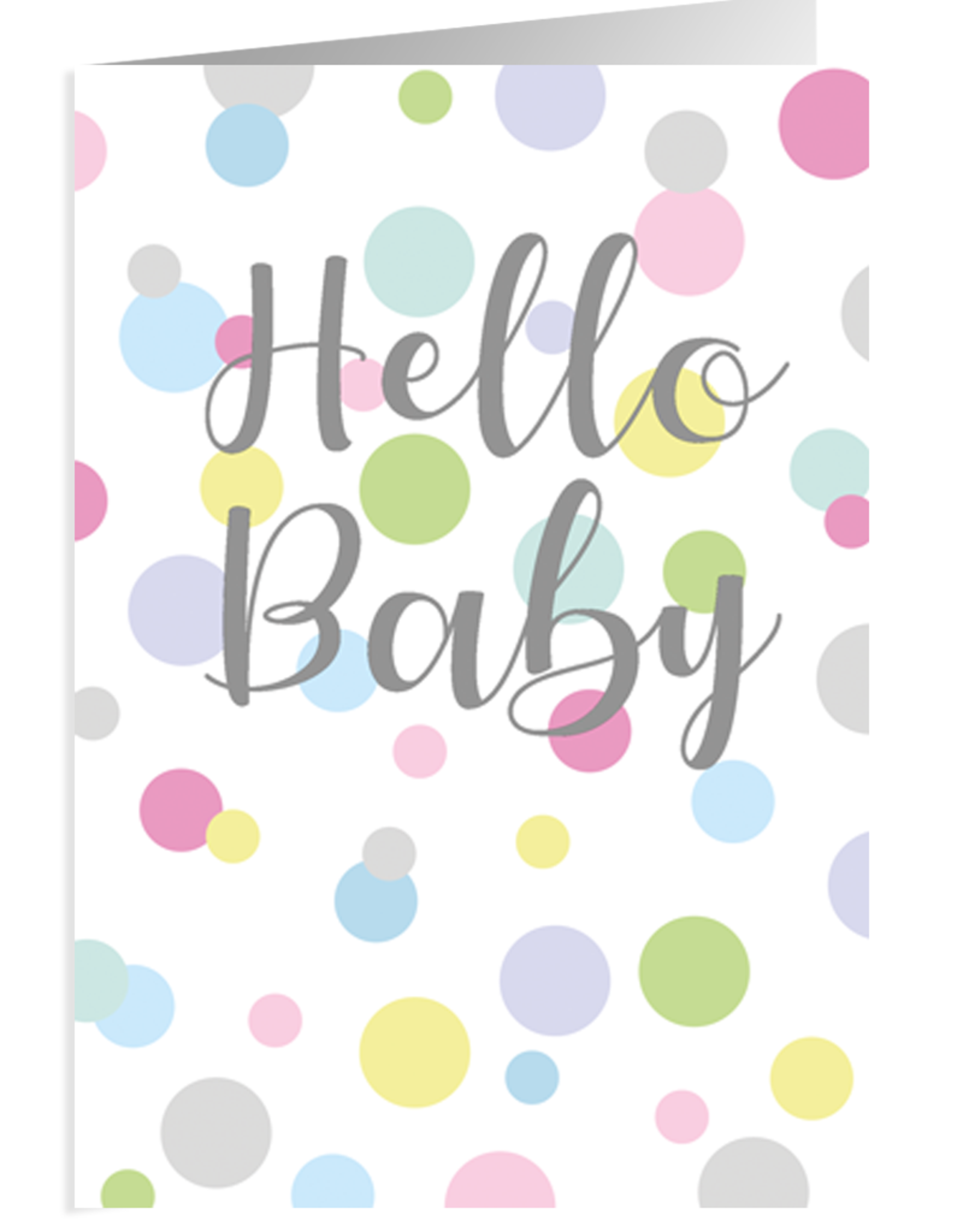 Caspari Baby Shower Card Hello Baby