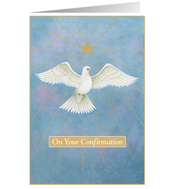 Caspari Confirmation Cards On Your Confirmation With Dove Card