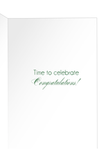 Caspari Congratulations Cards Champagne Bottle Congratulations Card