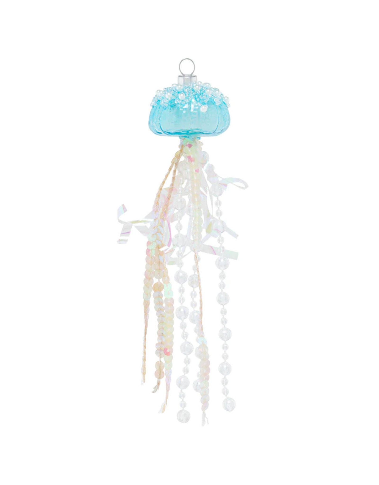 kat + annie Iridescent Jellyfish Christmas Ornament