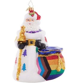 Christopher Radko Pride of Christmas Santa Christmas Ornament