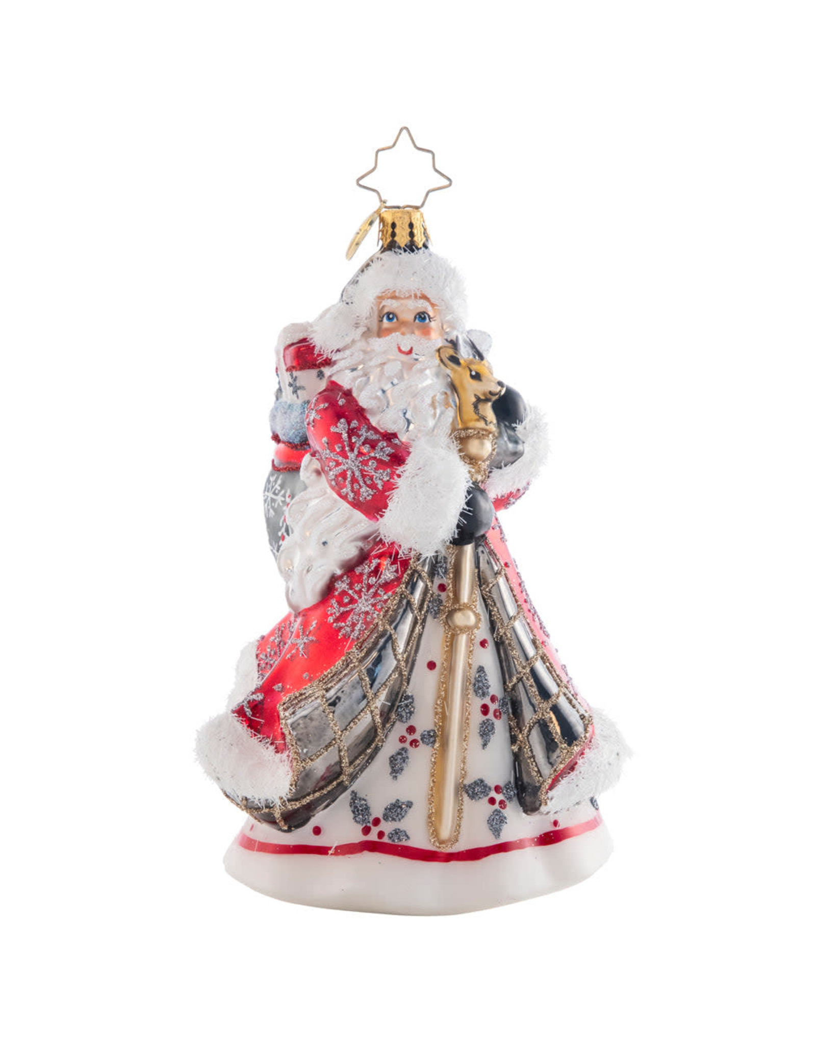 Christopher Radko Winter Splendor Santa Christmas Ornament