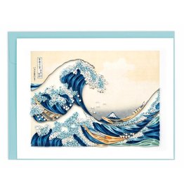 Quilling Card Quilled Artist Series Card The Great Wave of Kanagawa