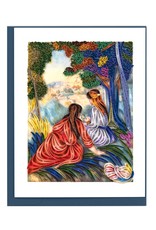 Quilling Card Quilled Artist Series Card Renoir In The Meadow