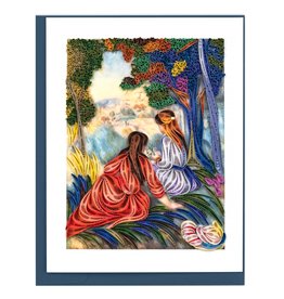 Quilling Card Quilled Artist Series Card Renoir In The Meadow