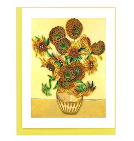 Quilling Card Quilled Artist Series Card Van Gogh Sunflowers