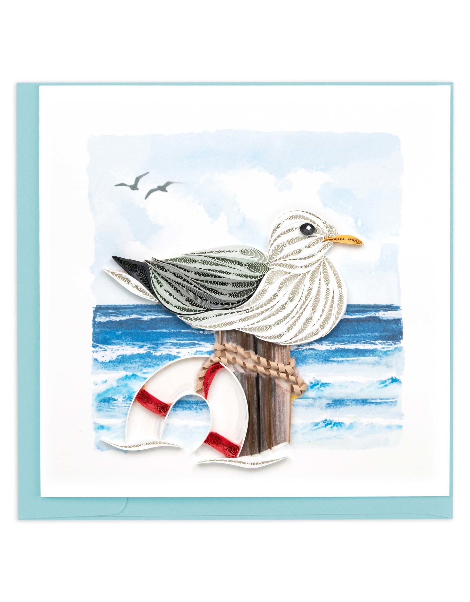 Quilling Card Quilled Seagull Greeting Card