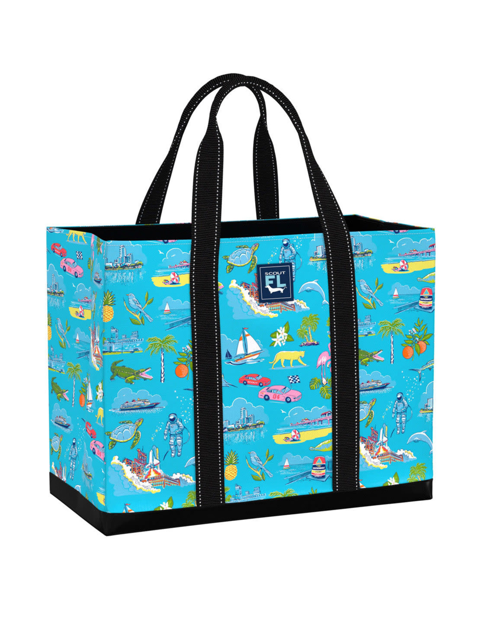 Scout Bags Original Deano Tote Bag In Florida Pattern
