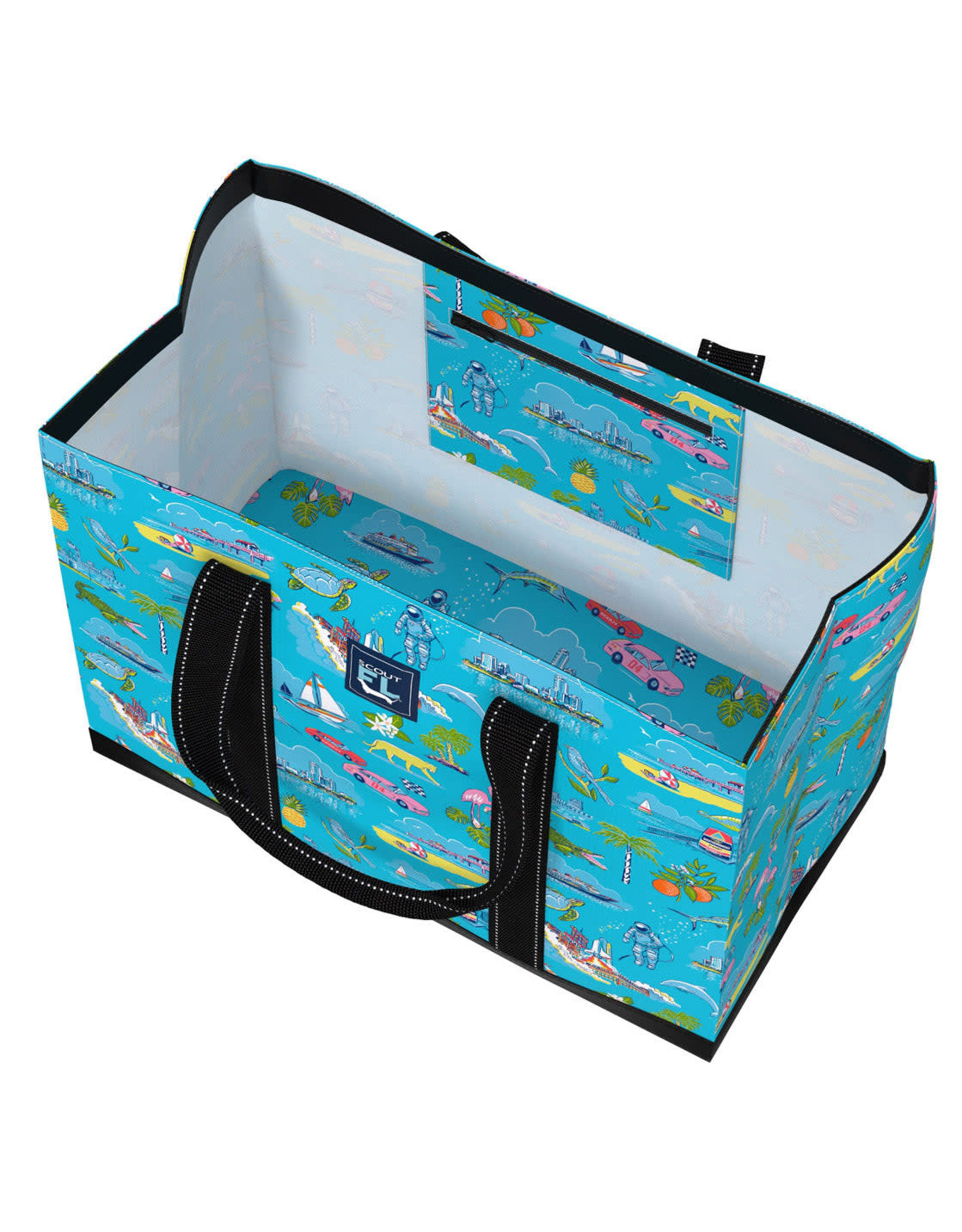 Scout Bags Original Deano Tote Bag In Florida Pattern