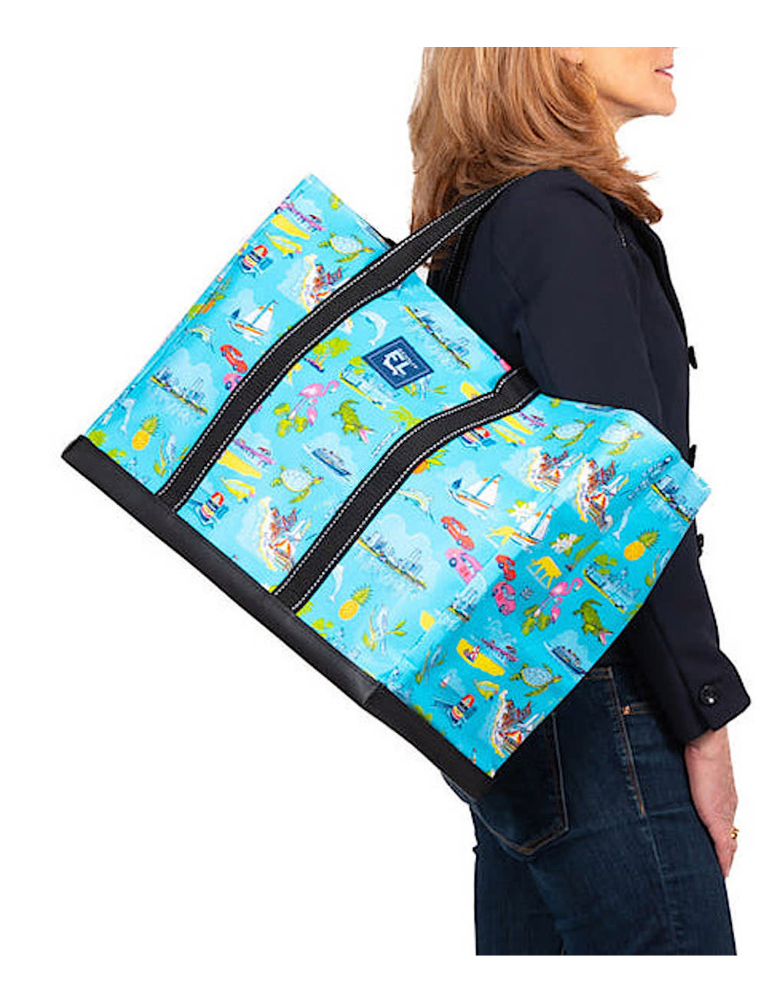 Scout Bags Original Deano Tote Bag In Florida Pattern