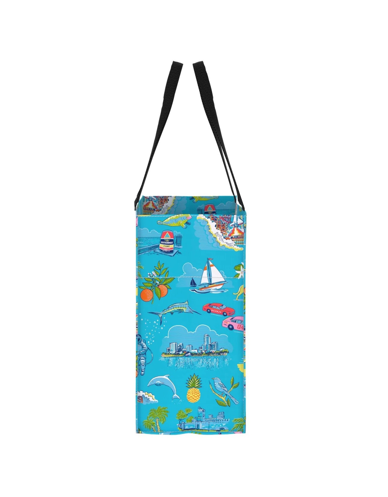Scout Bags Large Package Tote Gift Bag In Florida Pattern
