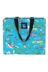 Scout Bags Large Package Tote Gift Bag In Florida Pattern