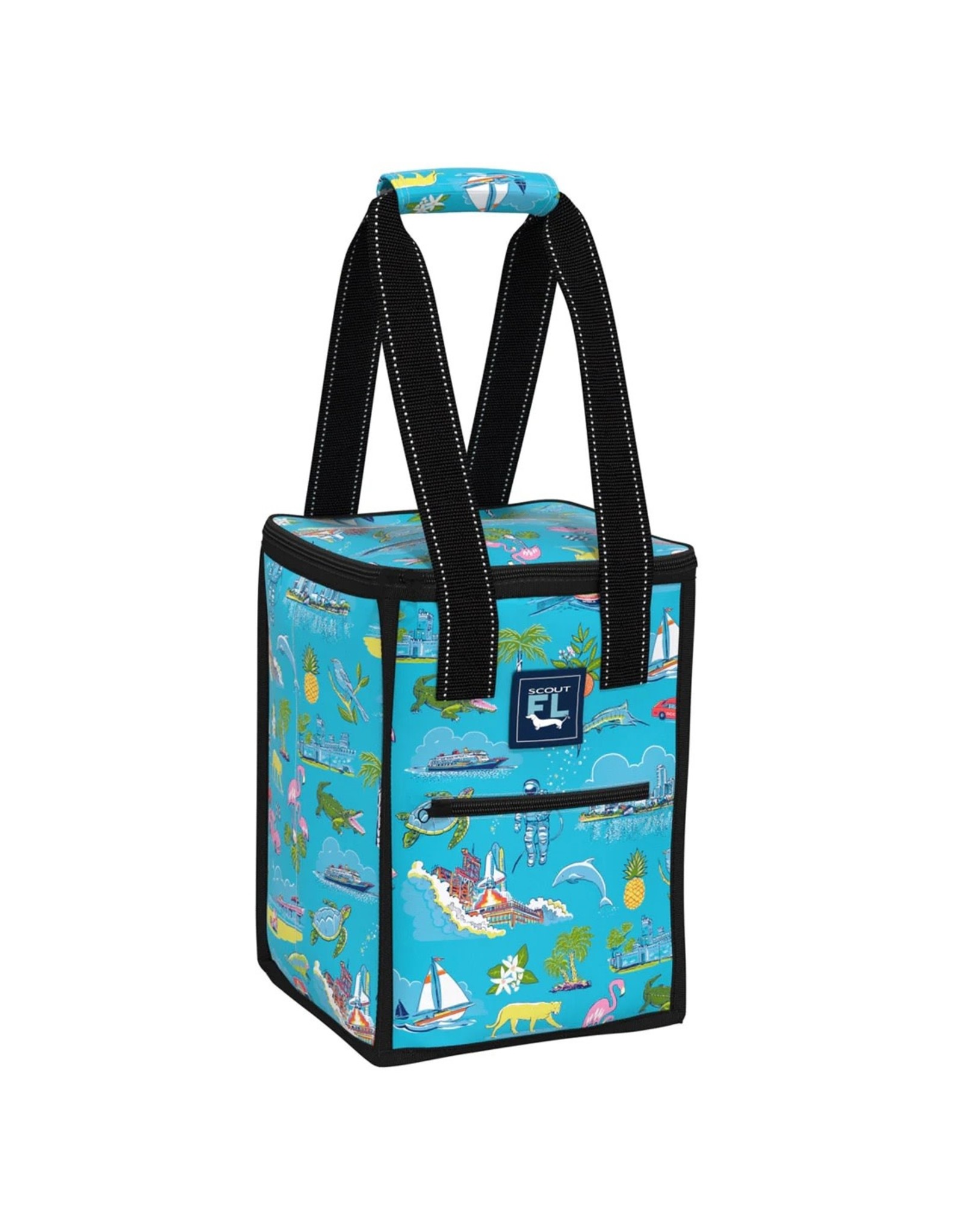 Scout Bags Pleasure Chest Soft Cooler In Florida Pattern