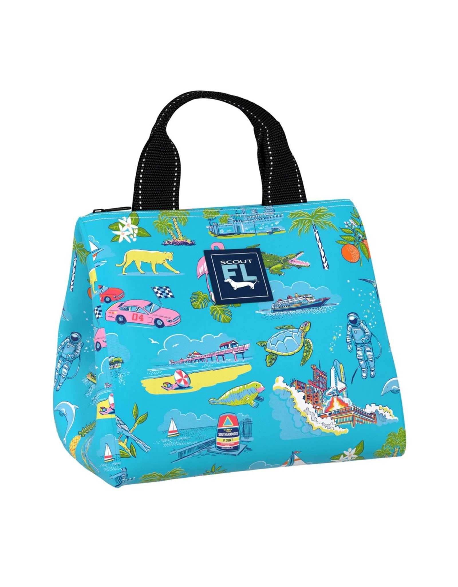 Scout Bags Eloise Lunch Box Soft Cooler Lunch Bag In Florida Pattern