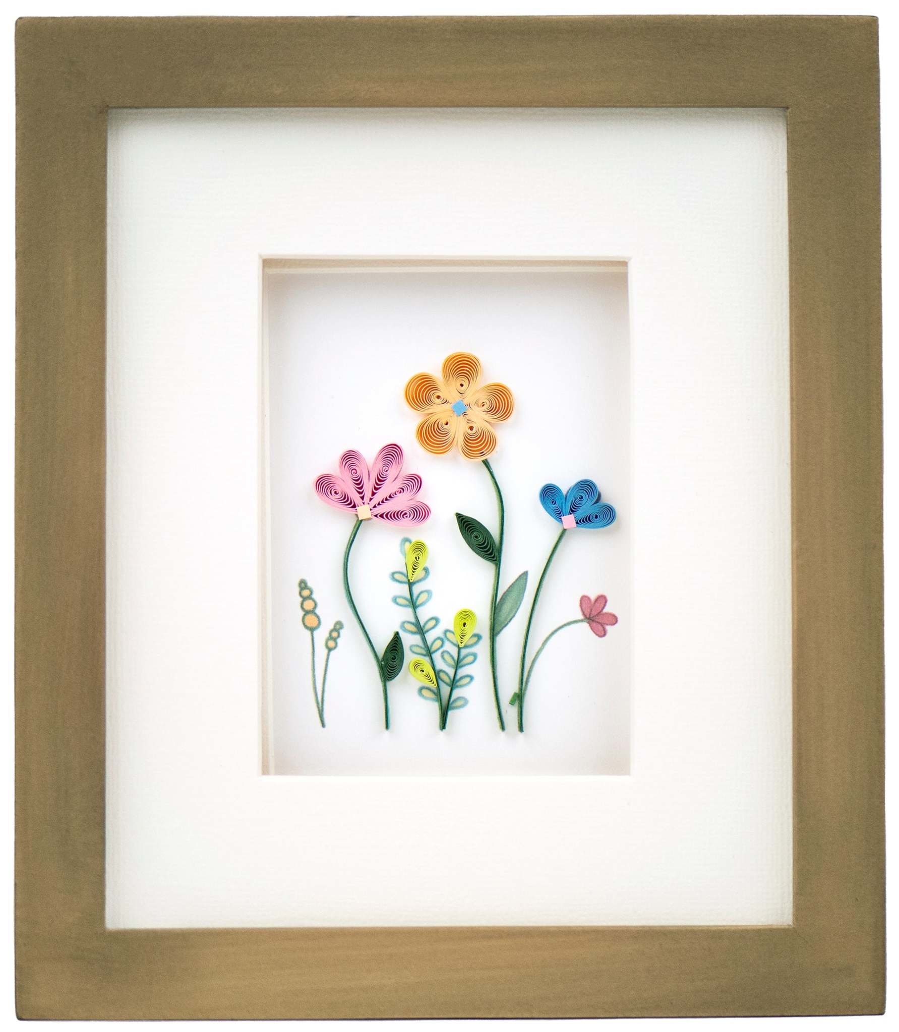 Quilling Cards Brushed Gold Gift Enclosure Mini Frame Digs N Gifts