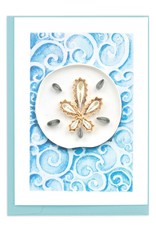 Quilling Card Quilled Gift Enclosure Mini Card Sand Dollar
