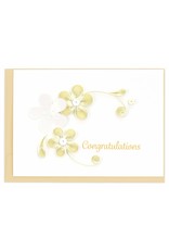 Quilling Card Quilled Gift Enclosure Mini Card Floral Congratulations