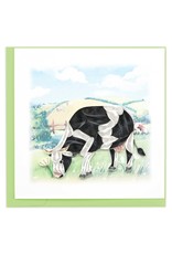 Quilling Card Quilled Dairy Cow  Greeting Card