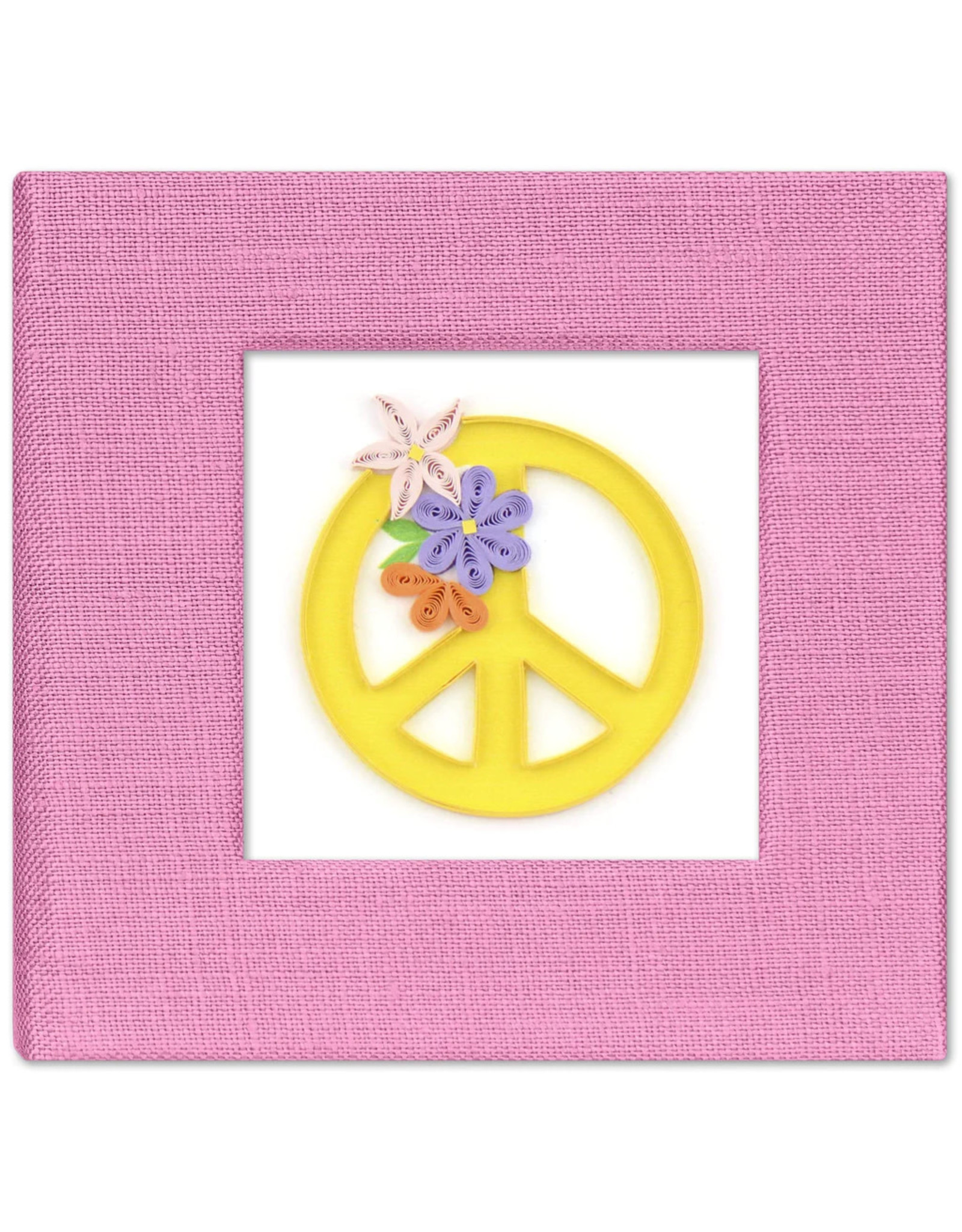 Quilling Card Quilled Peace Sign Sticky Note Pad Cover