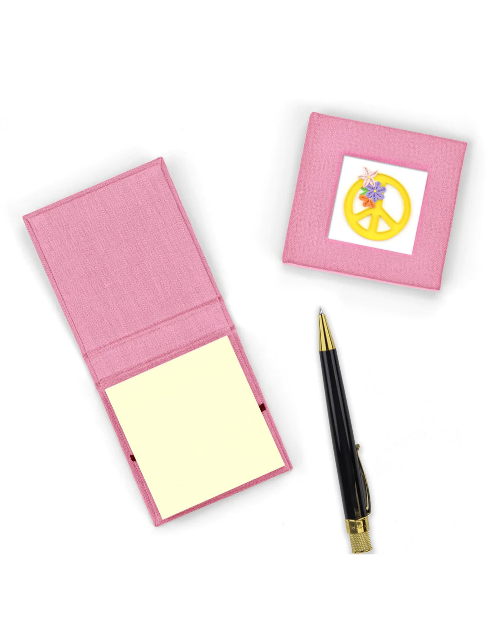 Quilling Card Quilled Peace Sign Sticky Note Pad Cover