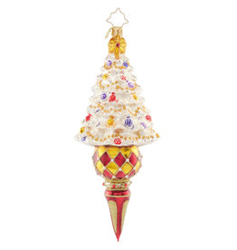 Christopher Radko Winter Elegance Tree Christmas Ornament
