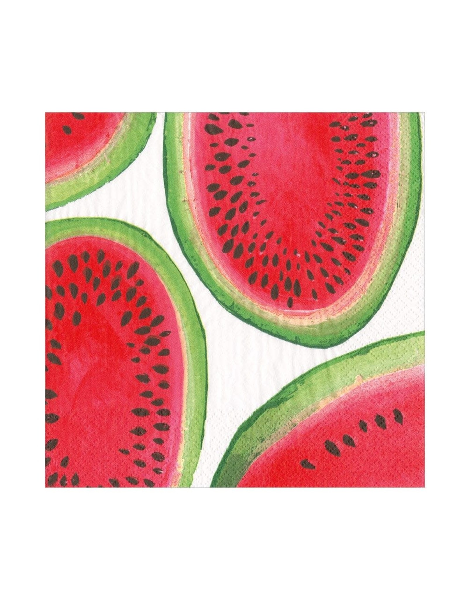 Caspari Paper Lunch Napkins 20pk Kahlo's Watermelon Collage