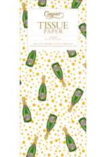 Caspari Gift Tissue Paper 4 Sheets Champers Champagne Bottles