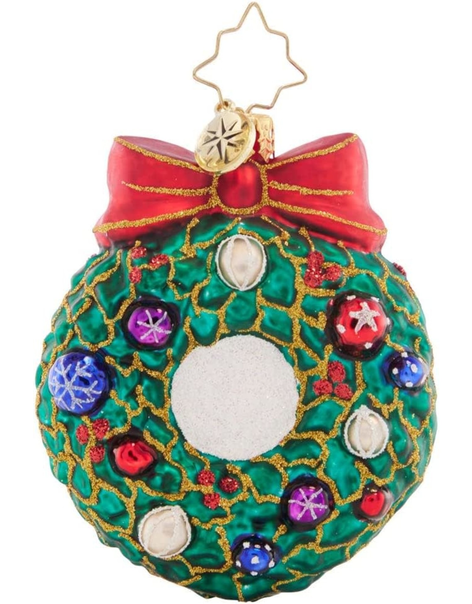 Christopher Radko Smiling Through 2023 Gem Christmas Ornament Digs N