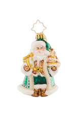 Christopher Radko Emerald City Santa Gem Christmas Ornament
