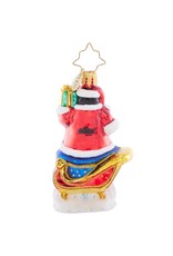 Christopher Radko Penguins Silliest Sleigh Ride Gem Christmas Ornament